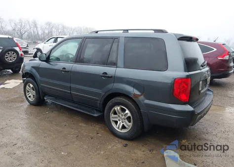 2004 Honda Pilot Ex из США, поврежденный, VIN 5FNYF18434B004744